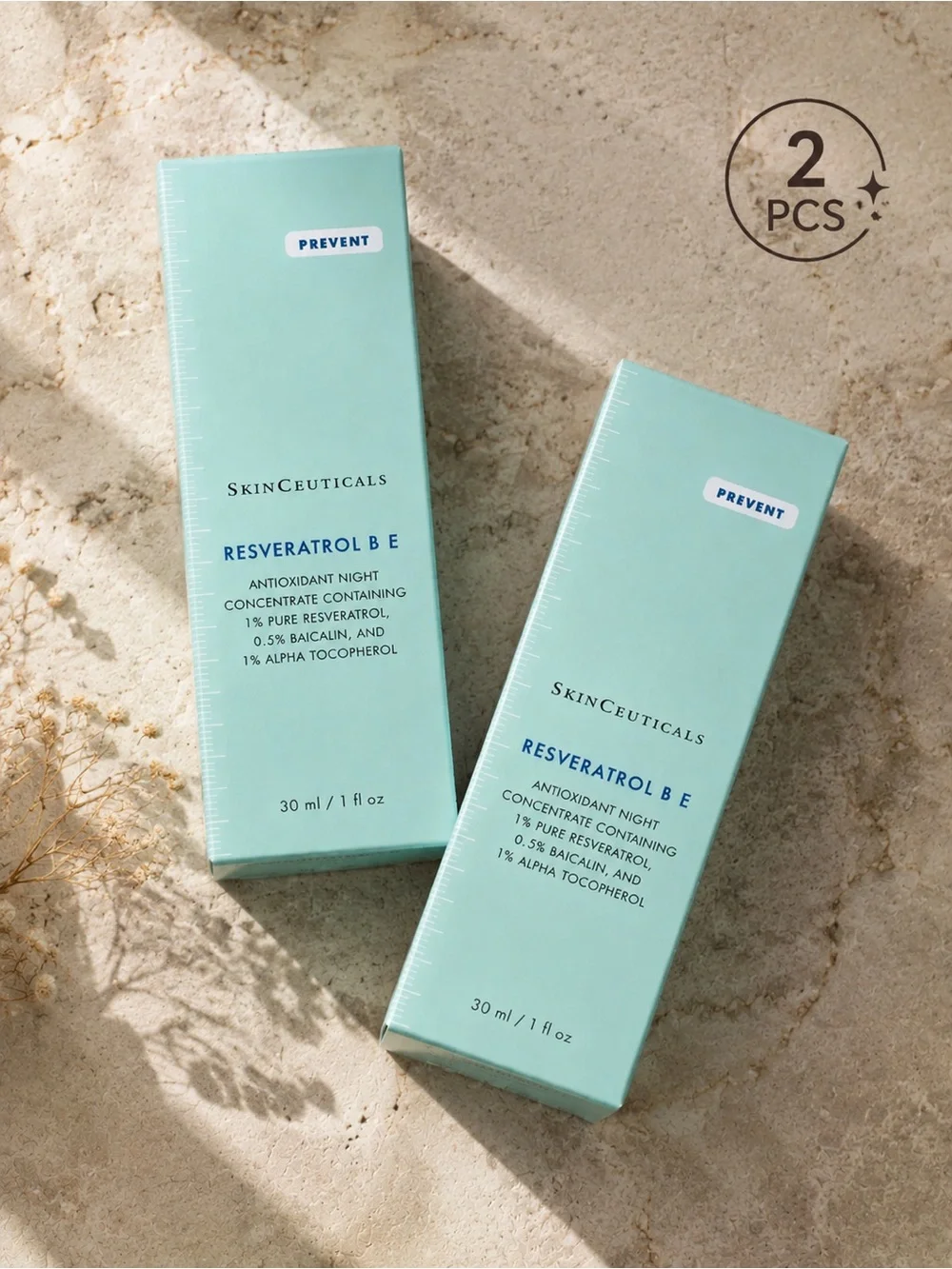 SkinCeuticals Resveratrol B E Night Concentrate - 2 Pcs